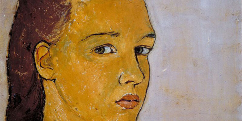 Charlotte Salomon: Selbstbildnis, 1940 (https://de.wikipedia.org/wiki/Charlotte_Salomon#/media/Datei:Charlotte_S.jpg)